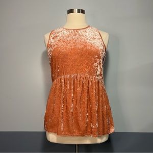 Knox Rose Velvet Pink Tank